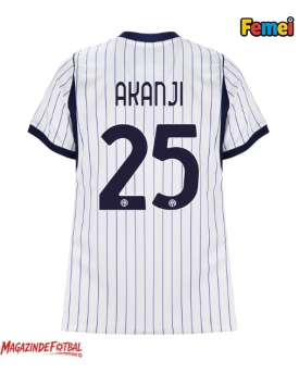 Inter Milan Manuel Akanji #25 Tricou Fotbal Replică 2026-27 Femei Deplasare Inter Milan Manuel Akanji #25 Tricou Fotbal Replică 2026-27 Femei Deplasare